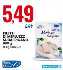 Ondina - Filetti Di Merluzzo Sudafricano