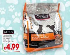 Genus - Crocchette Per Cani Pollo E Riso