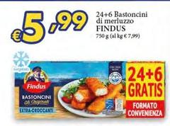Findus - 24+6 Bastoncini Di Merluzzo