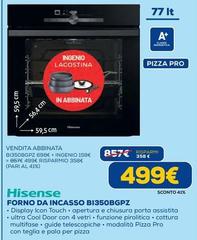 Hisense - Forno Da Incasso BI350BGPZ