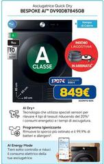 Samsung - Asciugatrice Quick Dry Bespoke Al DV90DB7845GB
