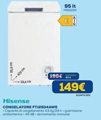 Hisense - Congelatore FT125D4AWE