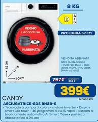 Candy - Asciugatrice GDS 8N2B-S