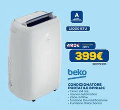 Beko - Condizionatore Portatile BPN112C