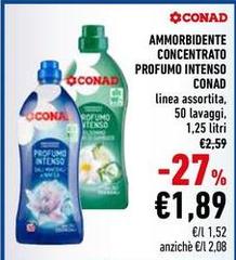 Conad - Ammorbidente Concentrato Profumo Intenso