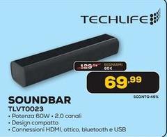 TECHLIFE - Soundbar TVT0023
