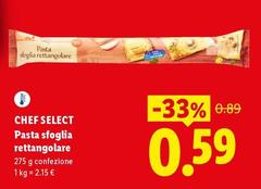 Chef Select - Pasta Sfoglia Rettangolare