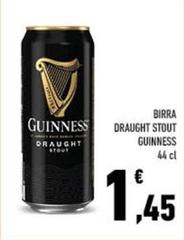 Guinness - Birra Draught Stout