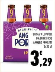 Angelo poretti - Birra 9 Luppoli Ipa Birrificio