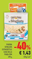 Piadina Sfogliata Extrasottile