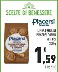 Benessere - Linea Frollini Piacersi
