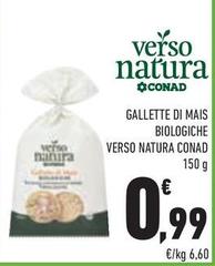 Verso Natura - Gallette Di Mais Biologiche