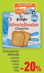 Grissin bon - Fette Biscottate