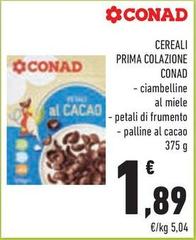 Conad - Cereali Prima Colazione