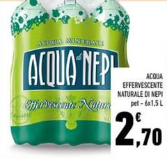 Acqua Effervescente Naturale Di Nepi