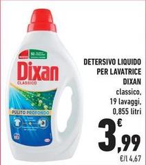 Dixan - Detersivo Liquido Per Lavatrice