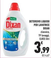 Dixan - Detersivo Liquido Per Lavatrice