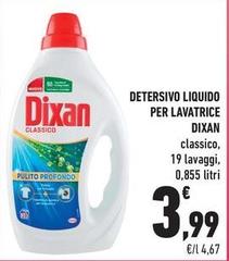 Dixan - Detersivo Liquido Per Lavatrice