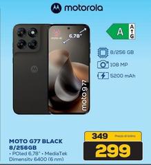 Motorola - Moto G77 Black 8/256GB