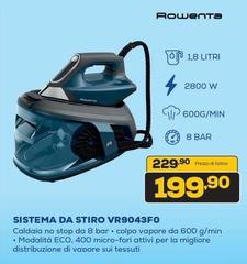 Rowenta - Sistema Da Stiro VR9043F0