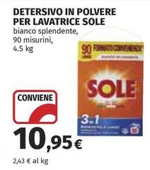Sole - Detersivo In Polvere Per Lavatrice