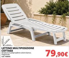 Lettino Multiposizione Cottage