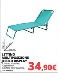 Oxford - Lettino Multiposizione Jesolo Display