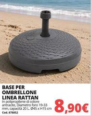 Linea - Base Per Ombrellone  Rattan