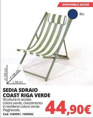 Sedia Sdraio Coast Verde