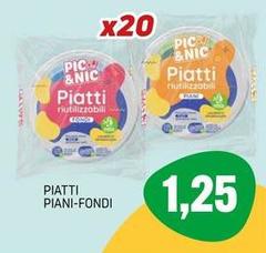 Pic-nic - Piatti Piani-Fondi