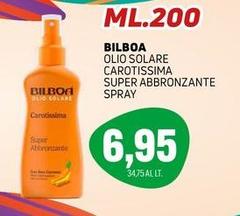Bilboa - Olio Solare Carotissima Super Abbronzante Spray