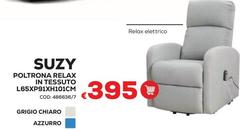 Suzi wan - Poltrona Relax In Tessuto L65XP91XH10CM