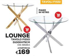 Tavolo Fisso D100XH75CM