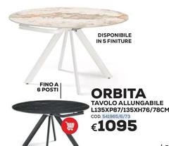 Orbit - Tavolo Allungabile L135XP87/135XH76/78Cm