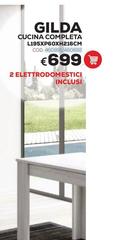Cucina Completa L195xp60xh216cm