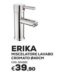 Erika - Miscelatore Lavabo Cromato Ø40cm