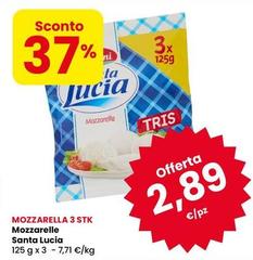 Santa lucia - Mozzarella 3 Stk Mozzarella Santa Lucia