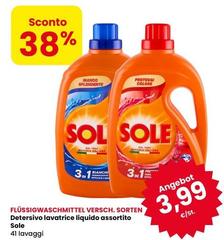 Sole - Detersivo Lavatrice Liquido Assortito