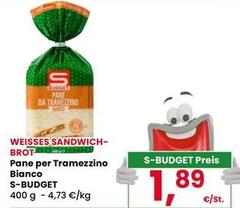S budget - Pane Per Tramezzino Bianco