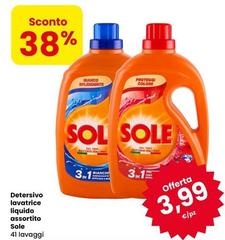 Sole - Detersivo Lavatrice Liquido