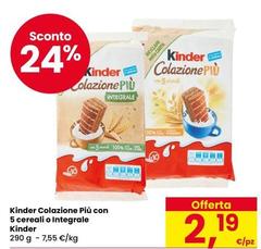 Kinder -  Colazione Più Con 5 Cereali O Integrale