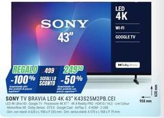 Sony - Tv Bravia Led 4k 43