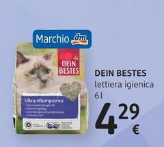 Dein Bestes - Lettiera Igienica Per Gatti 6 L