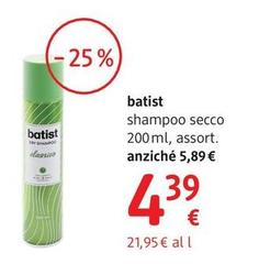 Batist - Shampoo Secco 200 Ml, Assort.