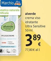 Alverde Crema Viso Idratante Ultra Sensitive 50 Ml