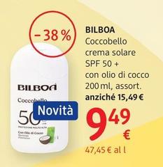 Bilboa - Coccobello Crema Solare  Spf 50 + Con Olio Di Cocco 200 Ml, Assort.