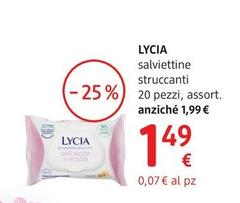 Lycia - Salviettine Struccanti 20 Pezzi, Assort.