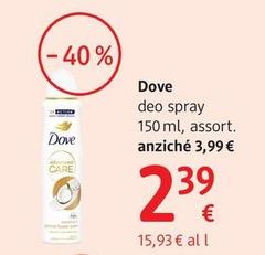 Dove - Deo Spray 150 Ml, Assort.
