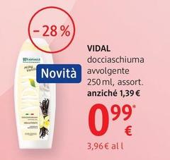 Vidal - Docciaschiuma Avvolgente 250 Ml, Assort.