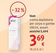 Veet - Crema Depilatoria  Per Corpo E Gambe 200 Ml, Assort.